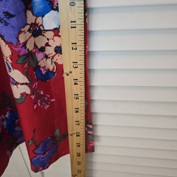 BAND OF GYPSIES Floral Maxi Dress Red Women Medium Boho Cottagecore Summer Retro - Picture 10 of 13